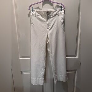 Chico's Cream Cropped Ankle Pants